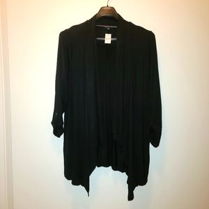 Black Lane Bryant over piece plus size black